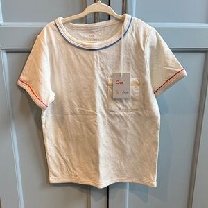 Oslo and Me Willie Tee with Tricolor Trim